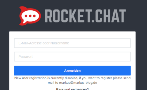 rocketchat server hosting docker